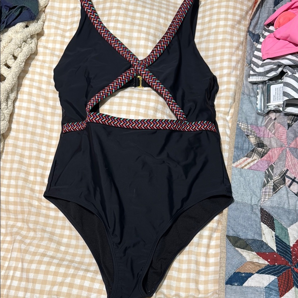 Black One-Piece Swimsuit